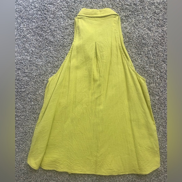 🌸Lolita Linen Collared Halter Top - Picture 2 of 8
